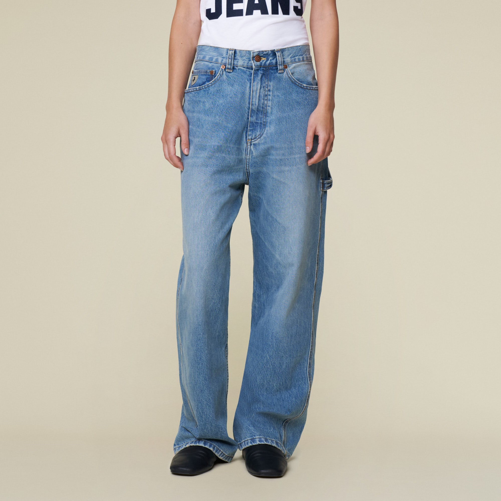 Loan Jackson Dirty Vintage - Low Rise Wide Fit – Lois Jeans